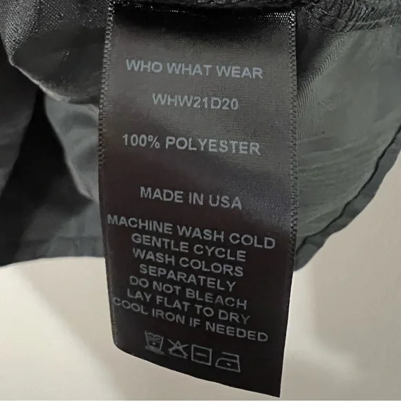 WHO WHAT WEAR COLLECTION Alex Shirred Minidress - L - Picture 4 of 7